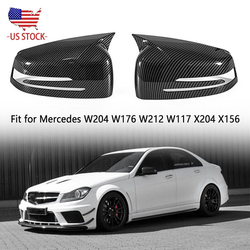 Carbon fiber wing mirror cover - carbon,
