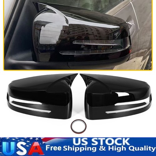 1pair black wing - black, mirror